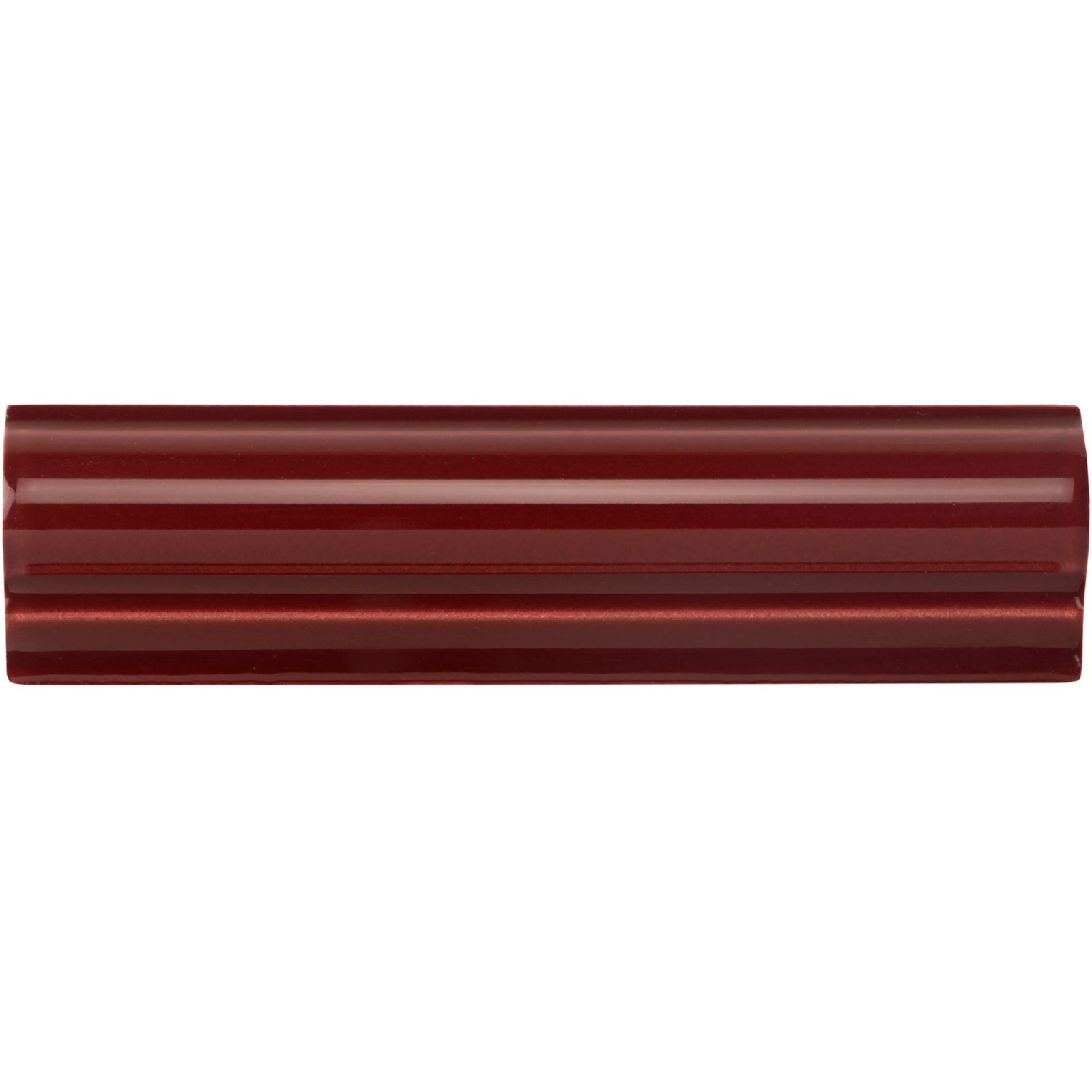 Burgundy Albert Moulding Ceramic Wall Tile 152x40mm