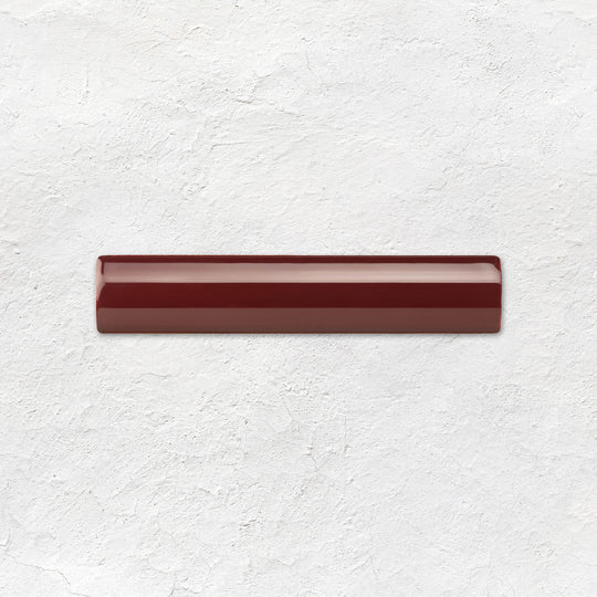 Burgundy External Corner Trim Ceramic Wall Tile 152x30mm
