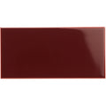 Burgundy Half Tile 152x76mm