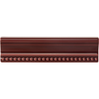 Burgundy Hogarth Moulding Ceramic Wall Tile 152x38mm