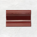 Burgundy Plain Cornice Ceramic Wall Tile 152x75mm