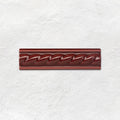 Burgundy Rope Moulding Ceramic Wall Tile 152x40mm