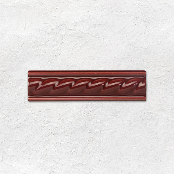 Burgundy Rope Moulding