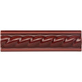Burgundy Rope Moulding Ceramic Wall Tile 152x40mm