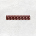 Burgundy Scroll Moulding Ceramic Wall Tile 152x29mm