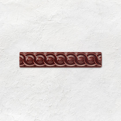 Burgundy Scroll Moulding