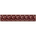 Burgundy Scroll Moulding Ceramic Wall Tile 152x29mm