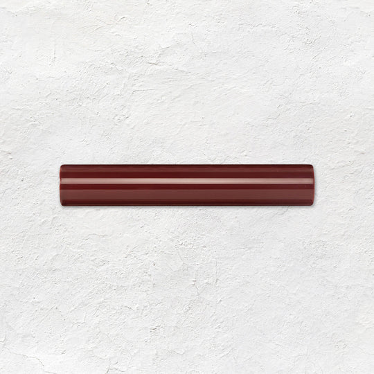 Burgundy Sigma Moulding Ceramic Wall Tile 152x26mm - alternate view