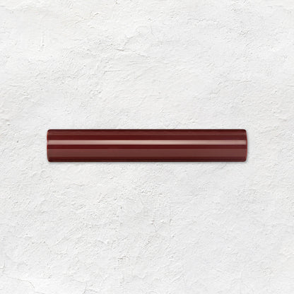 Burgundy Sigma Moulding Ceramic Wall Tile 152x26mm – thumbnail 1