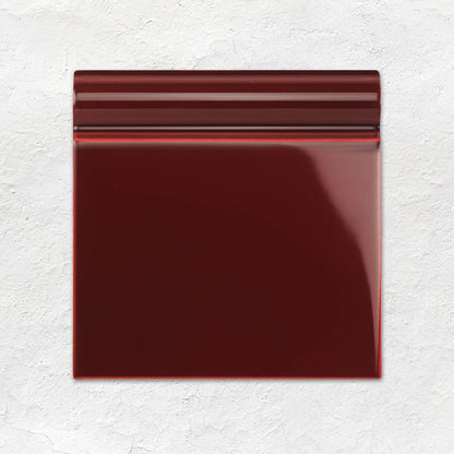 Burgundy Skirting Tile 152x152mm