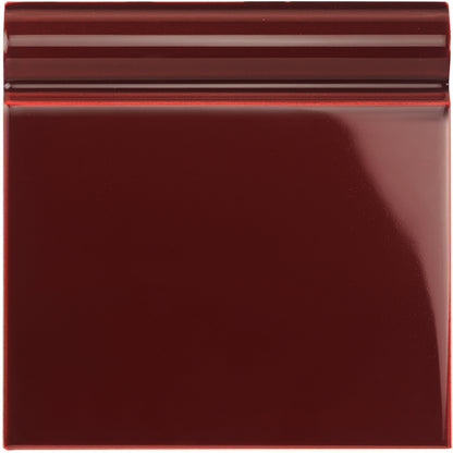 Burgundy Skirting Tile 152x152mm