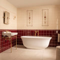 Burgundy Skirting Tiles 152x152mm