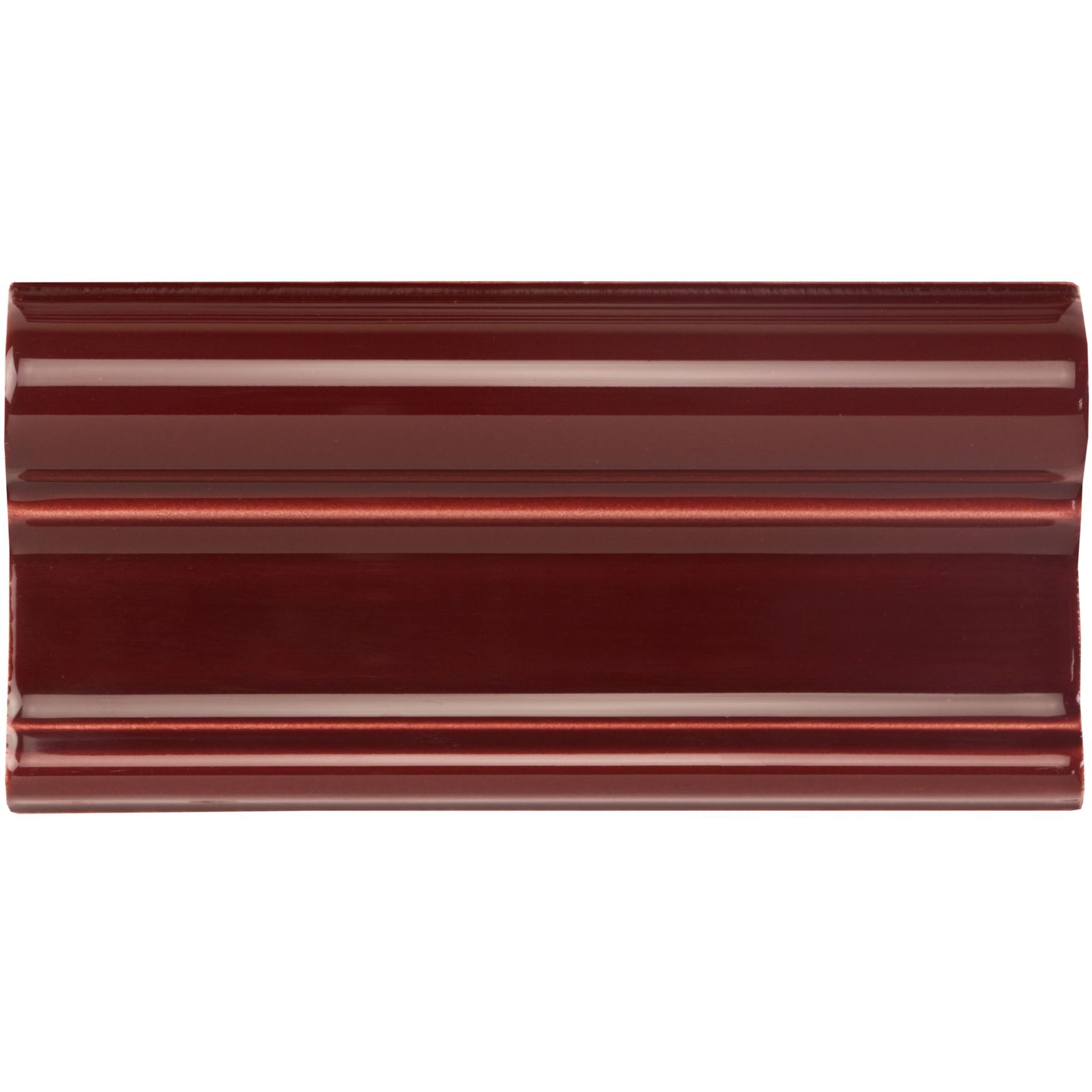 Burgundy Victoria Moulding Ceramic Wall Tile 152x75mm