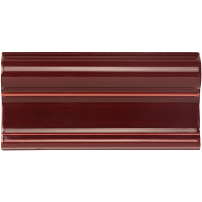 Burgundy Victoria Moulding Ceramic Wall Tile 152x75mm