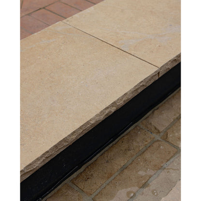 Buscot Limestone Tumbled & Etched Cropped Coping 40x100cm - thumbnail 3