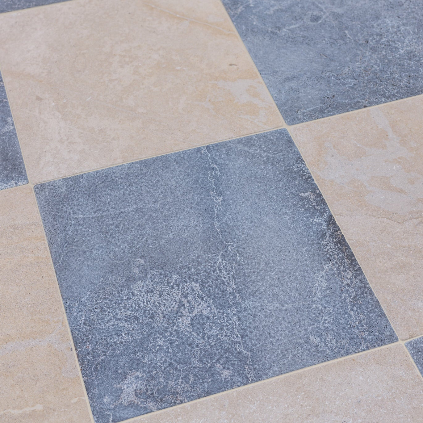 Hazlebury Limestone Tumbled & Etched Wall & Floor Tile 60x60cm