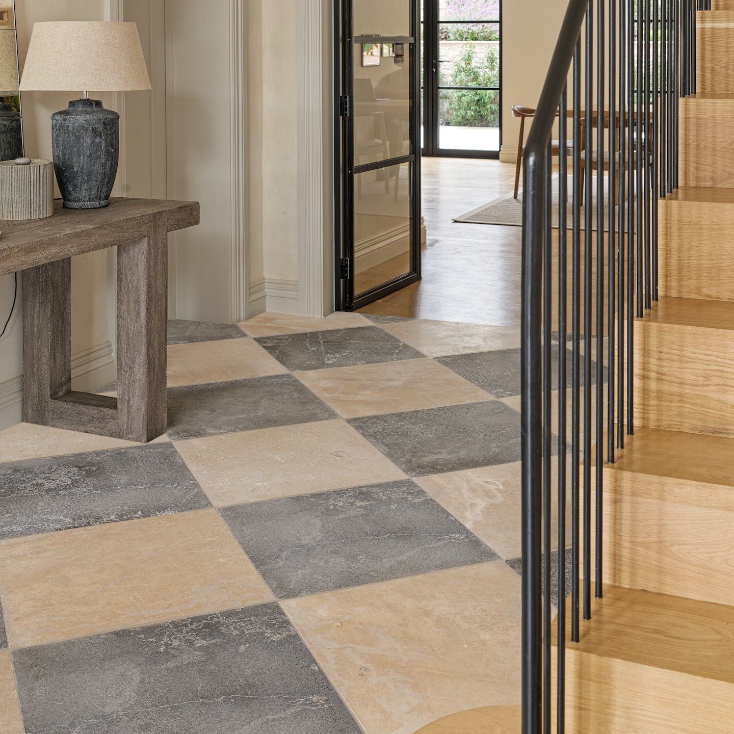 Hazlebury Limestone Tumbled & Etched Wall & Floor Tile 60x60cm