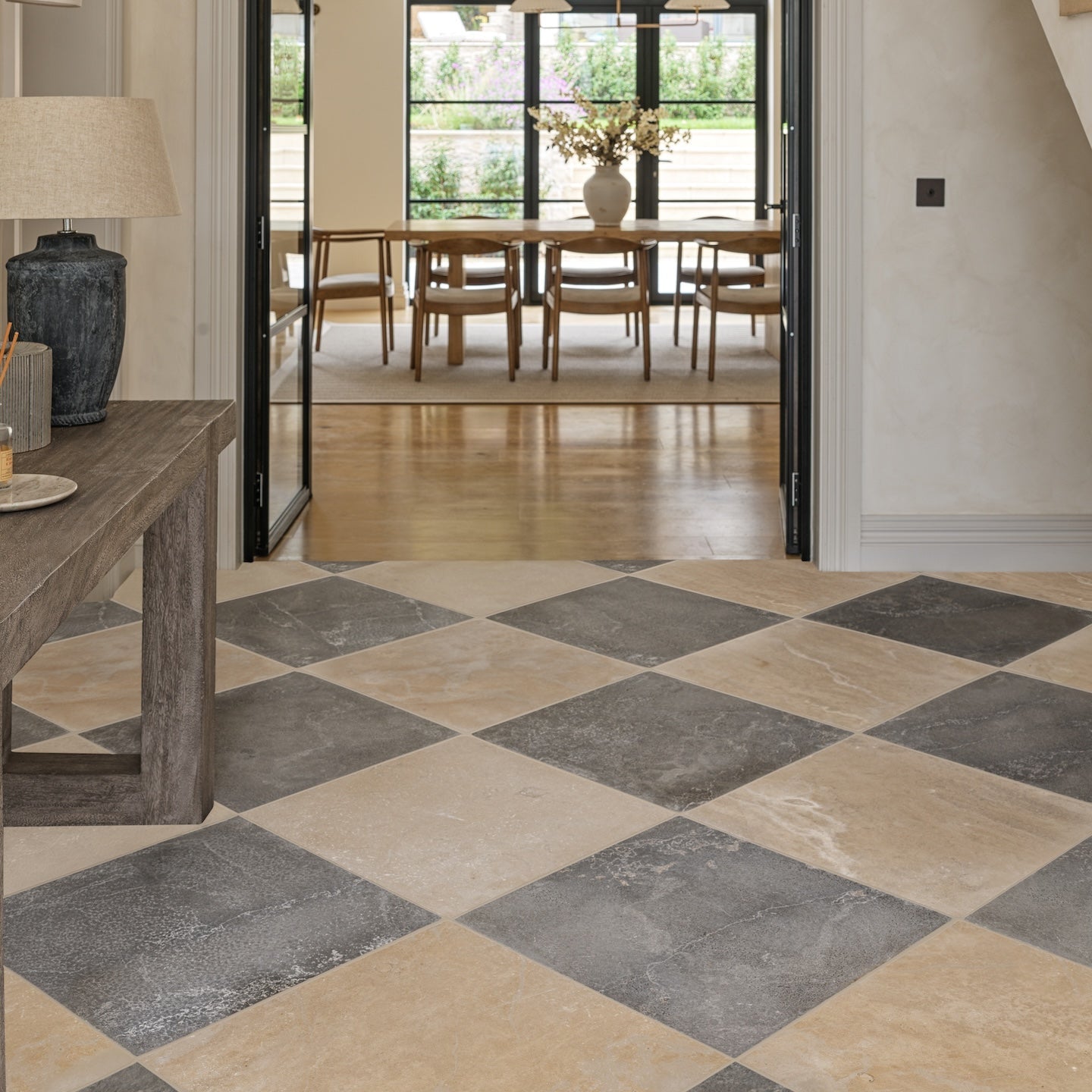 Hazlebury Limestone Tumbled & Etched Wall & Floor Tile 60x60cm