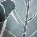 Byzantine Porcelain Palmette Sculpted leaf-patterned porcelain tile