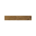 Cotswold Elm wood effect porcelain plank tile 20 x 120cm in deep warm brown