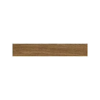 Close detail of grain and knots on a Cotswold Elm wood effect porcelain plank