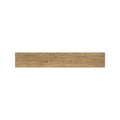 Close detail of grain and knots on a Cotswold Oak wood effect porcelain plank