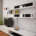 Carrara White Tumbled Marble 23mm Hexagon Mosaic Wall & Floor Tile