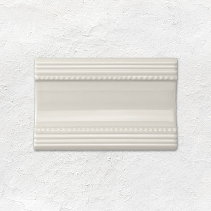Chancel Grey Plain Cornice Ceramic Wall Tile 152x75mm