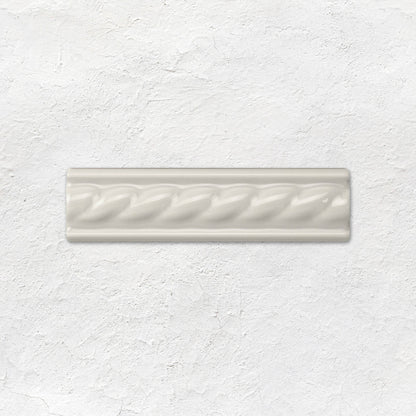 Chancel Grey Rope Moulding Ceramic Wall Tile 152x40mm