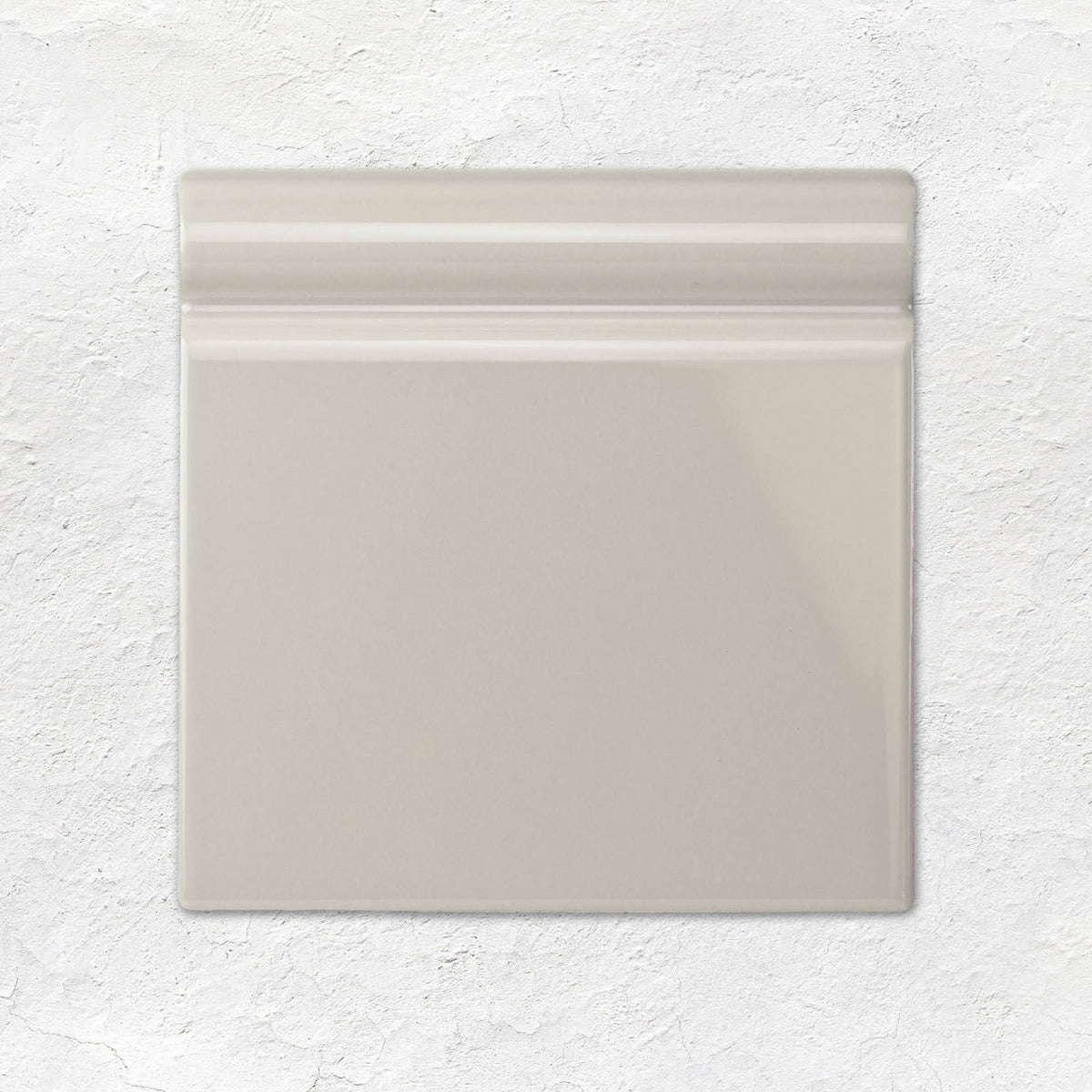 Chancel Grey Skirting Tile 152x152mm - Ceramic - Gloss