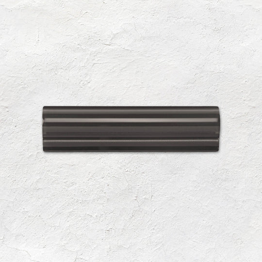 Charcoal Grey Albert Moulding Ceramic Wall Tile 152x40mm