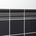 Charcoal Grey Albert Moulding Ceramic Wall Tiles 152x40mm