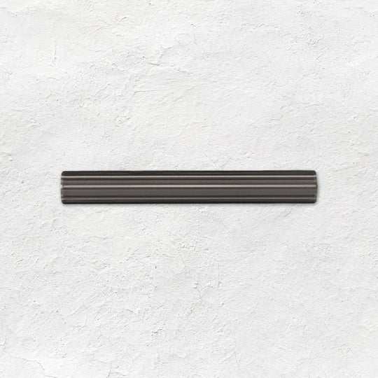 Charcoal Grey Astragal Moulding Ceramic Wall Tile 152x21mm - Gloss