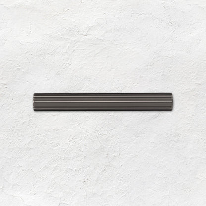 Charcoal Grey Astragal Moulding Ceramic Wall Tile 152x21mm