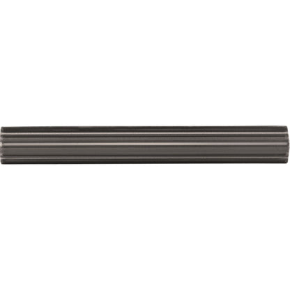 Charcoal Grey Astragal Moulding Ceramic Wall Tile 152x21mm