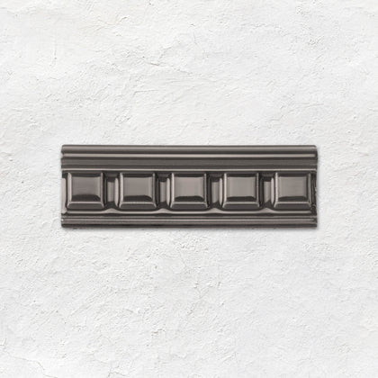 Charcoal Grey Dentil Moulding