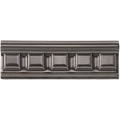 Charcoal Grey Dentil Moulding Ceramic Wall Tile 152x50mm