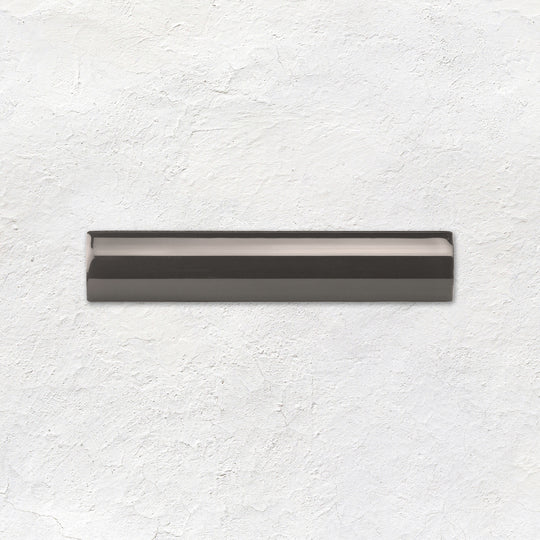 Charcoal Grey External Corner Trim Ceramic Wall Tile 152x30mm - Gloss