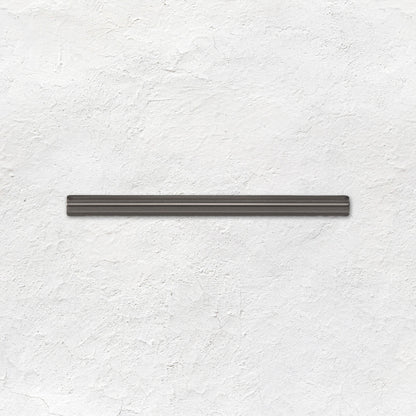 Charcoal Grey Omega Moulding Ceramic Wall Tile 152x12mm