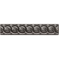 Charcoal Grey Scroll Moulding Ceramic Wall Tile 152x29mm
