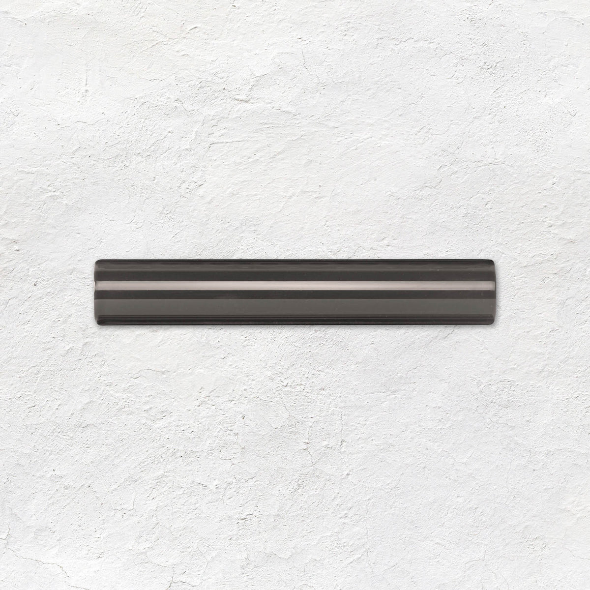 Charcoal Grey Sigma Moulding Ceramic Wall Tile 152x26mm - Gloss