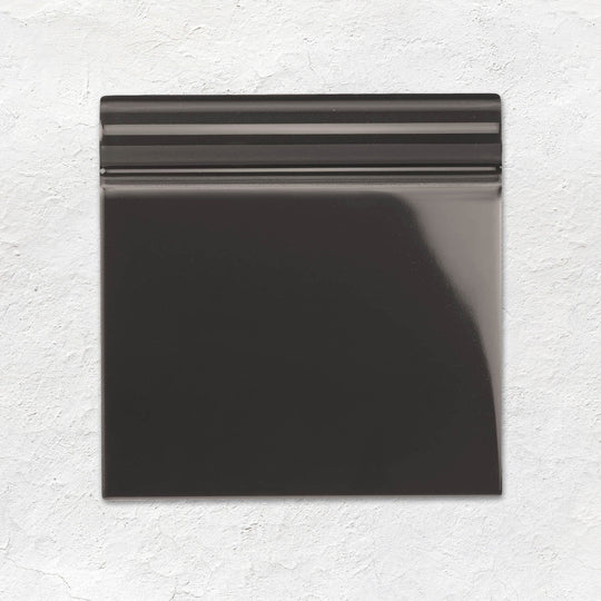 Charcoal Grey Skirting Tile 152x152mm