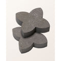 Hazlebury Limestone clover cabochon detail
