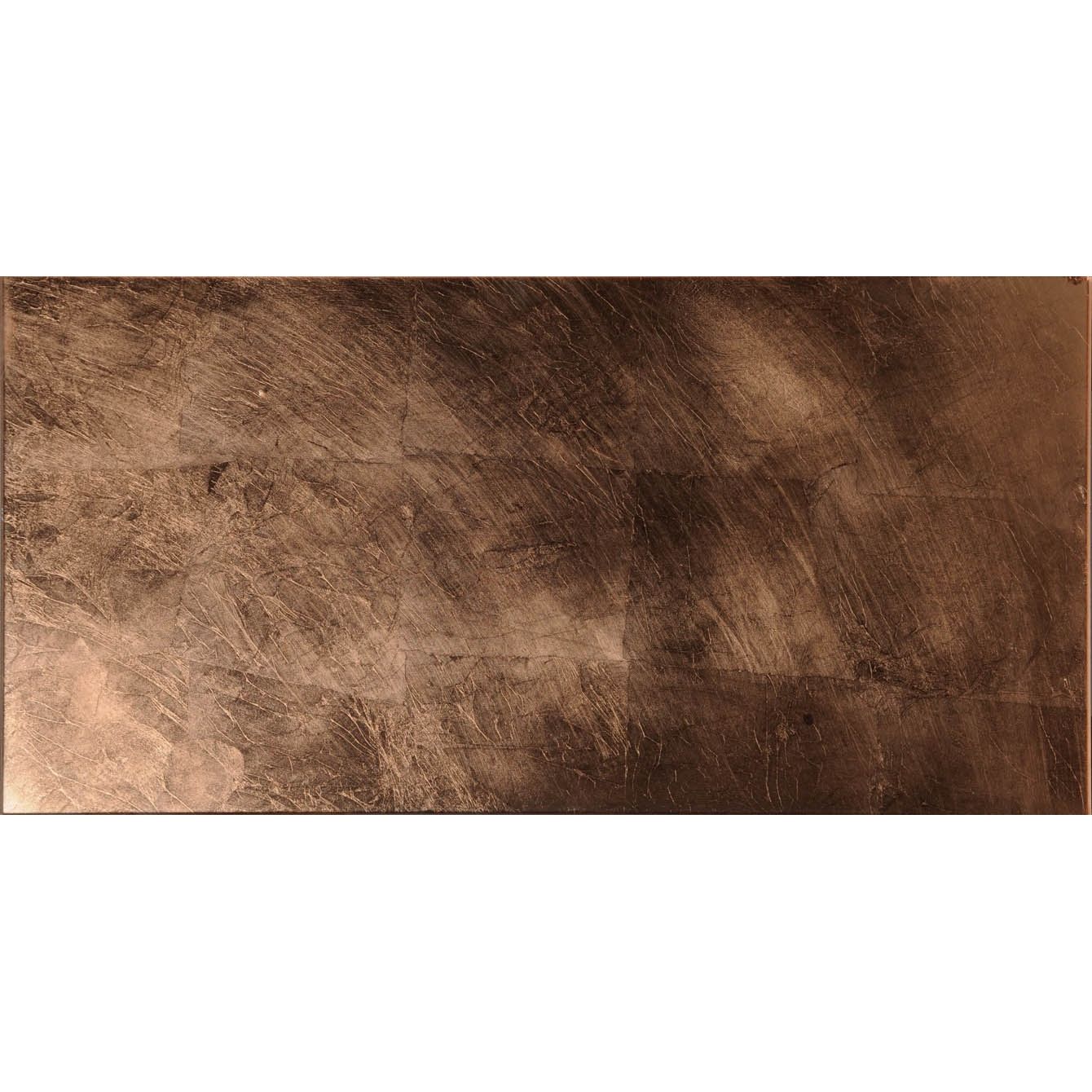 Copper Leaf Decorative Glass Wall Tile