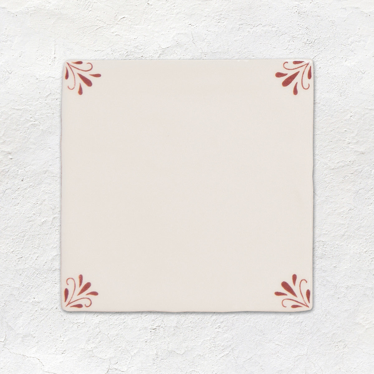 Country Delft Field Tile Ada Burgundy – detail view 5