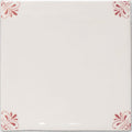 Country Delft Field Tile Beatrix Burgundy – detail view 6