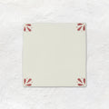 Country Delft Field Tile Cornelia Burgundy – detail view 4