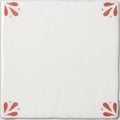 Country Delft Field Tile Cornelia Burgundy – detail view 6