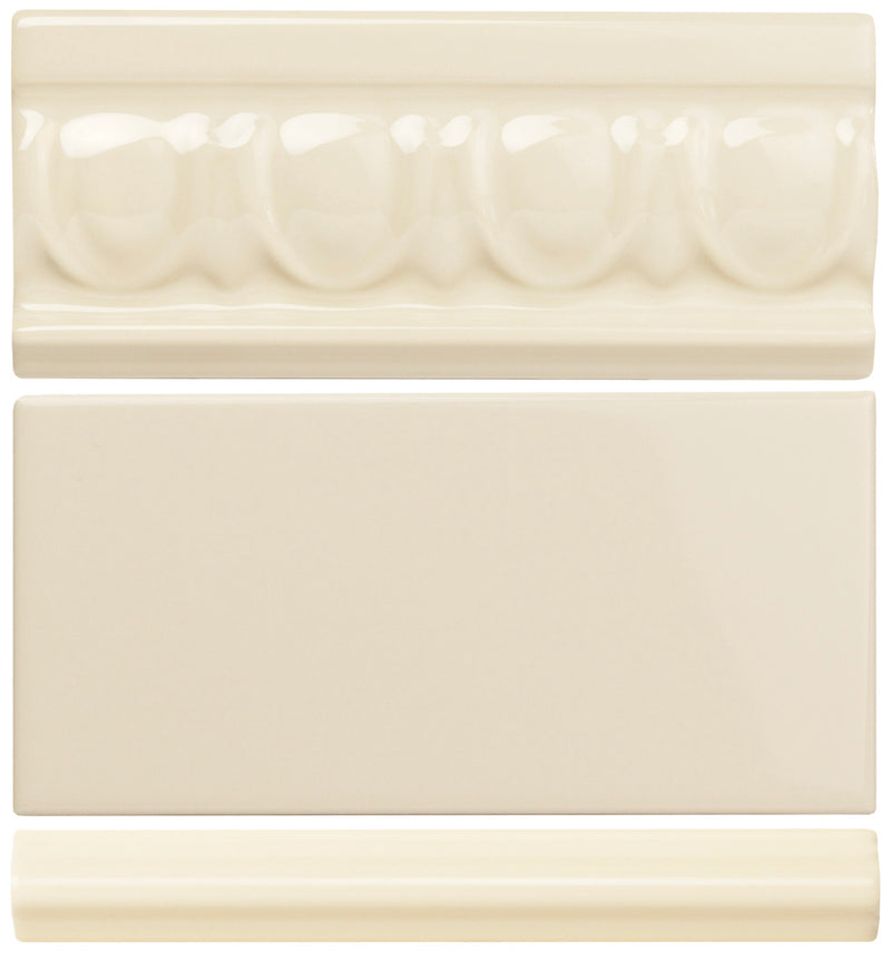 Artworks County White Ceramic Tile