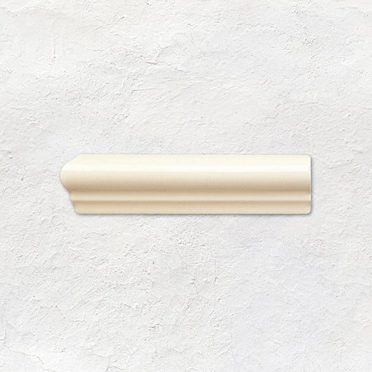 County White Albert Left Corner Ceramic Wall Tile